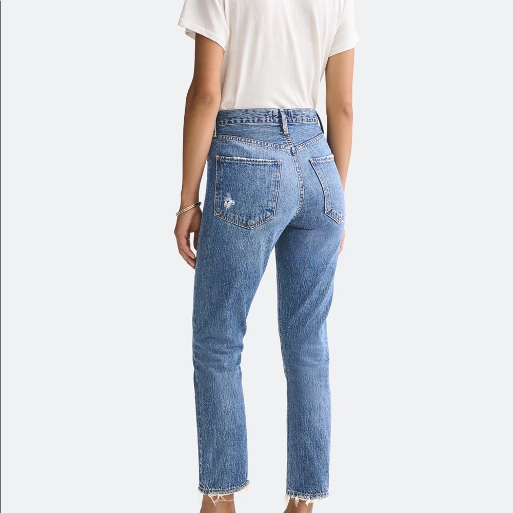 AGOLDE Riley High Rise Straight Crop Jeans - Picture 2 of 11